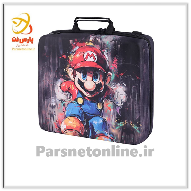 کیف کنسول بازی PS4 طرح Mario کد 8