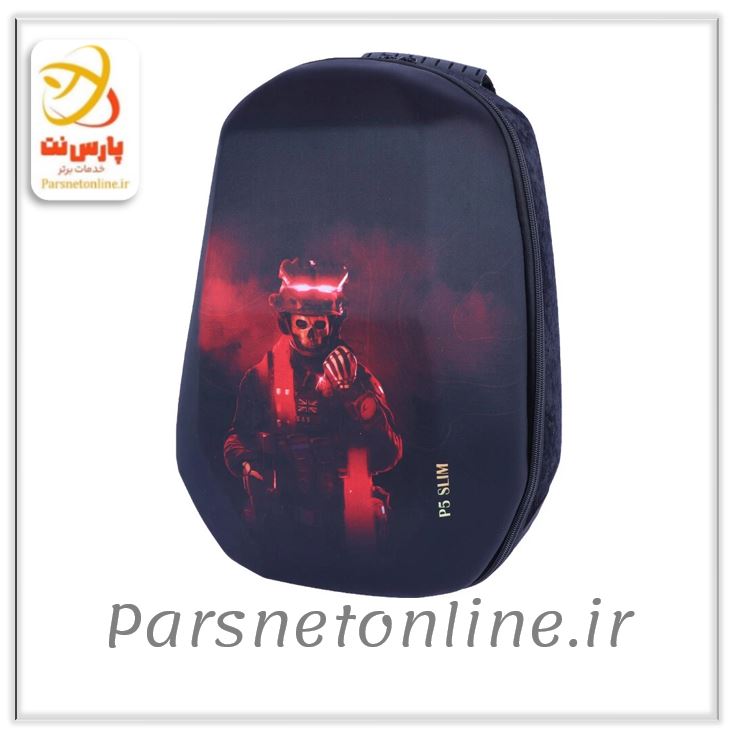 کیف کوله ای کنسول بازی PS5 Slim طرح Call Of Duty Ghost