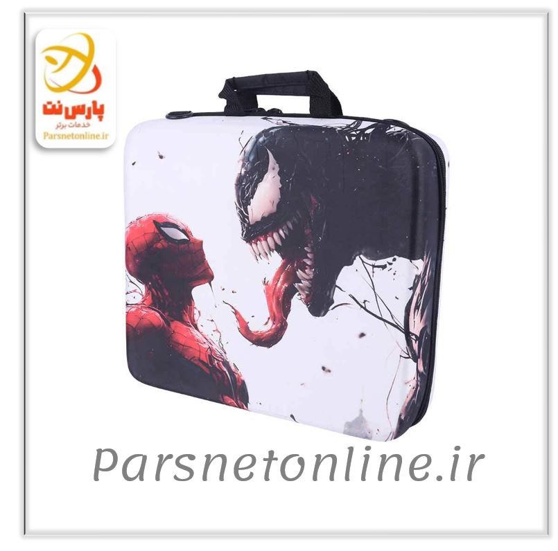 کیف کنسول بازی PS4 طرح Venom و Spider-Man