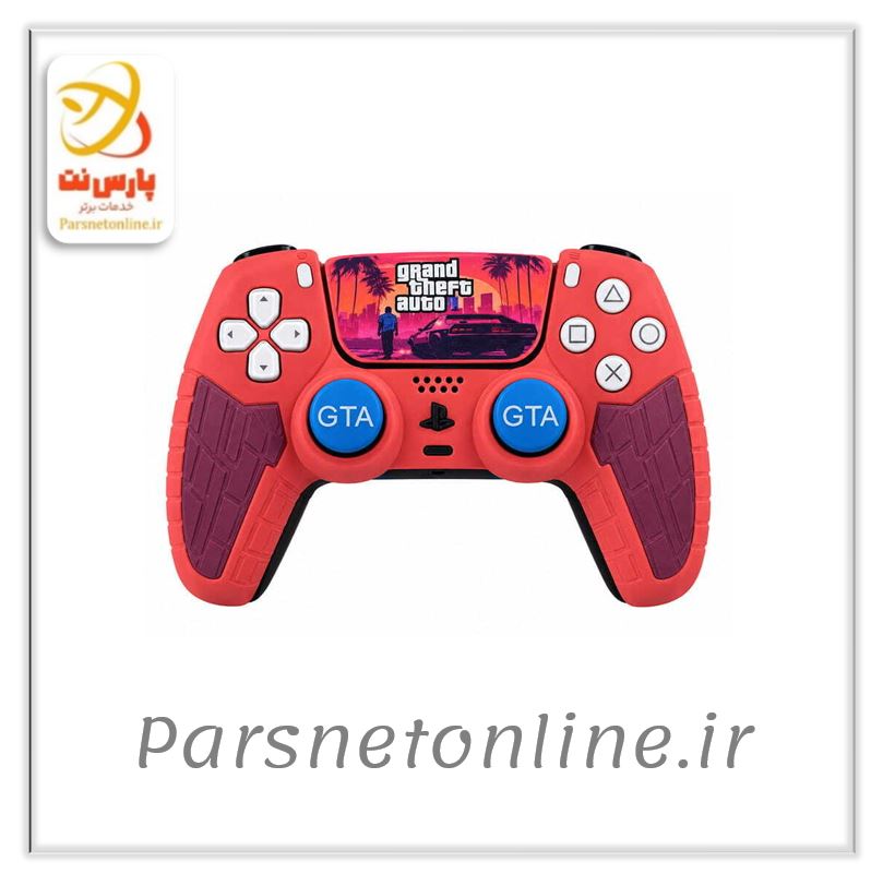 روکش دسته بازی آنالوگ دار PS5 دد اسکال SL01 طرح GTA 6