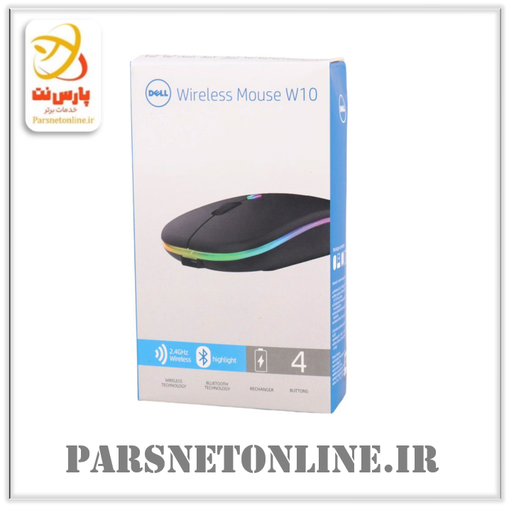 ماوس بی سیم شارژی دل Dell W10