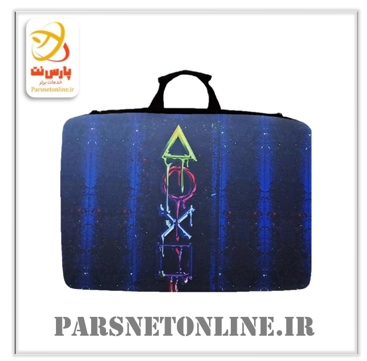 کیف کنسول بازی PS5 Slim طرح PS Buttons