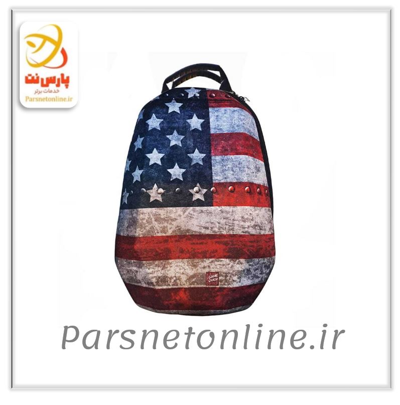 کیف کوله ای کنسول بازی PS5 Slim طرح American Flag