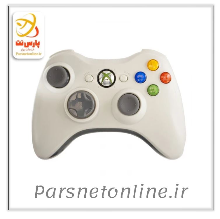 دسته بازی بی سیم Microsoft Xbox 360 High Copy + دانگل