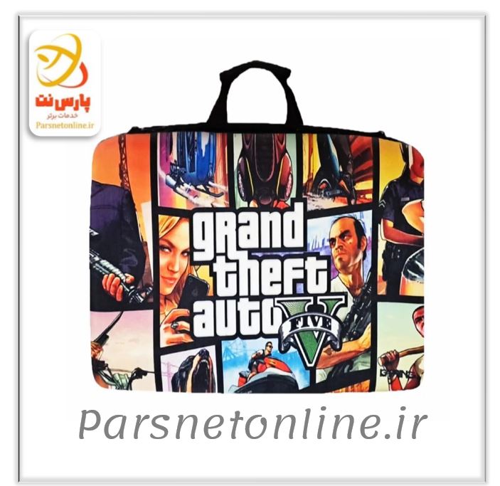کیف کنسول بازی PS5 FAT/SILM طرح GTA V