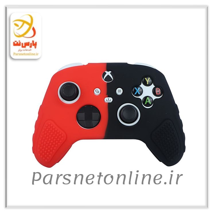 روکش دسته بازی Xbox X/S استوپ دار مشکی قرمز