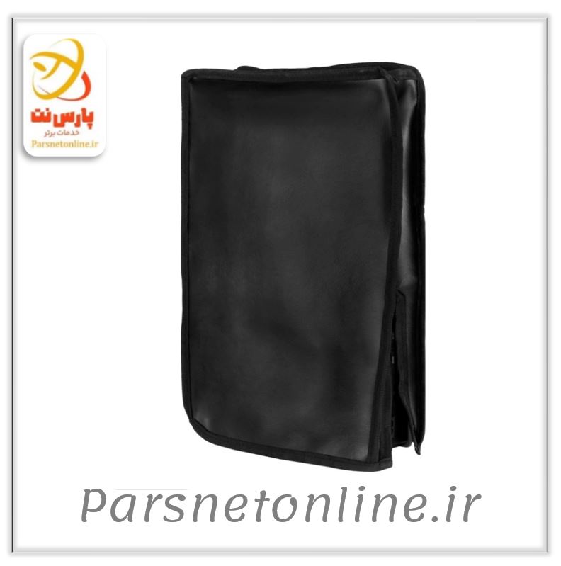 کاور پارچه ای کنسول PS5 FAT طرح چرم مشکی