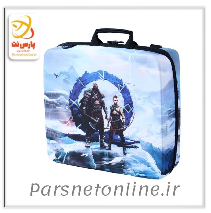کیف کنسول بازی PS4 طرح God of War Ragnarok