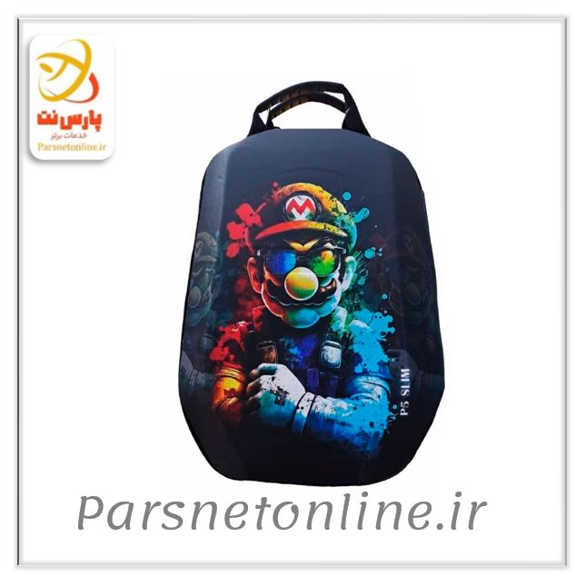 کیف کوله ای کنسول بازی Deadskull PS5 Slim طرح Super Mario