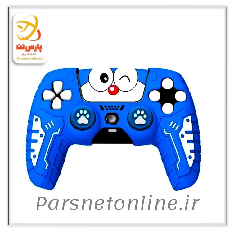 روکش دسته بازی آنالوگ دار PS5 دد اسکال SL01 زمینه آبی