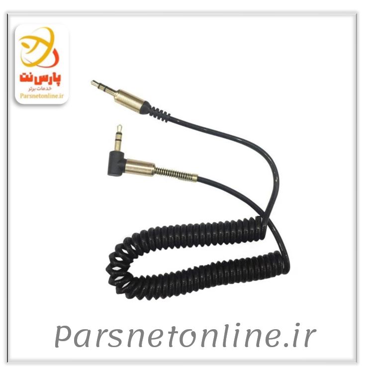 کابل aux فنری سر فیش L
