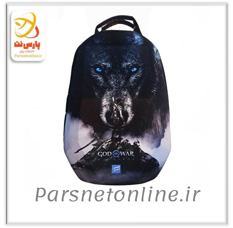 کیف کوله ای کنسول بازی PS5 Slim گیم اور طرح God Of War Ragnarok