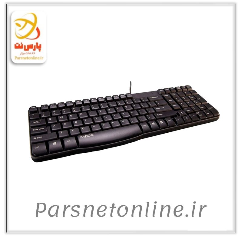 کیبورد سیم دار RAPOO راپو مدل K130-اورجینال