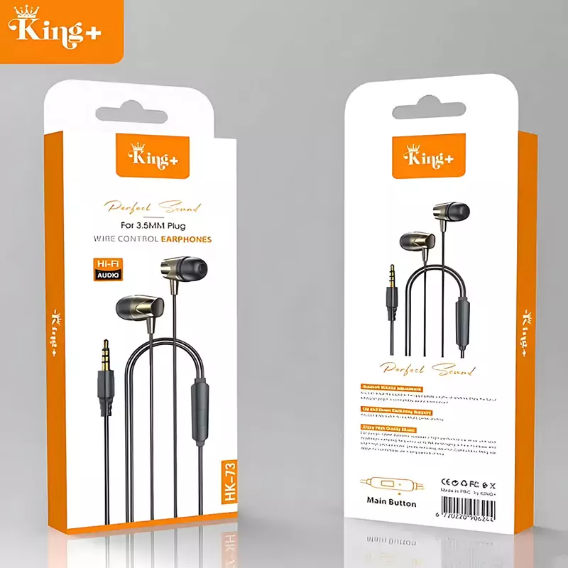 هنذفری سیمی king+ HK-73