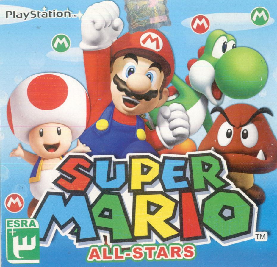 سی دی بازی ماریو همه ستاره ها پلی استیشن 1