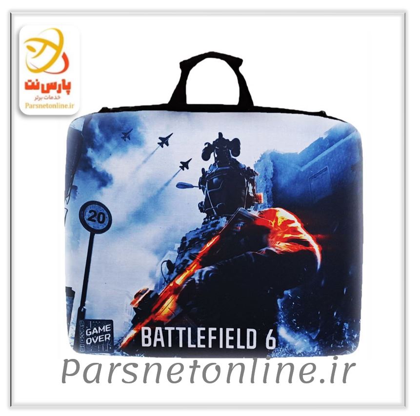 کیف کنسول بازی Game Over PS4 طرح Battlefield 6