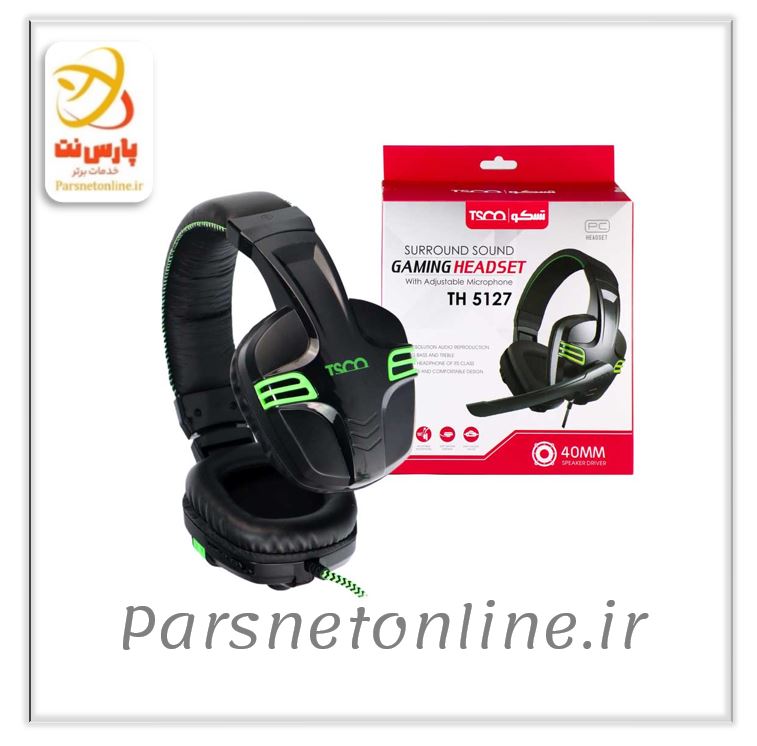 هدست گیمینگ سیم دار TSCO TH 5127