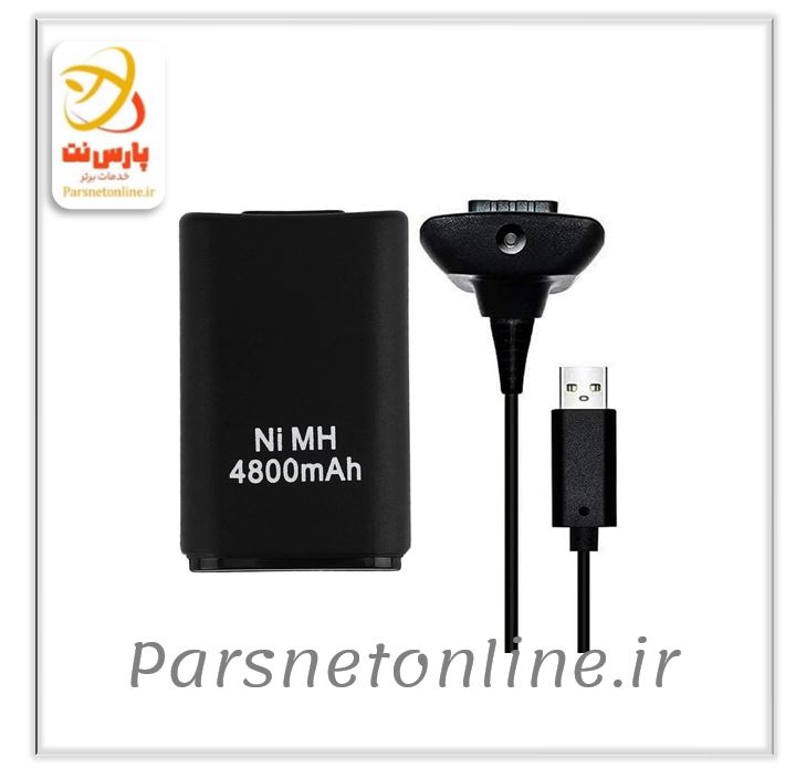 پک کامل باطری وکابل شارژر دسته ایکس باکس 360