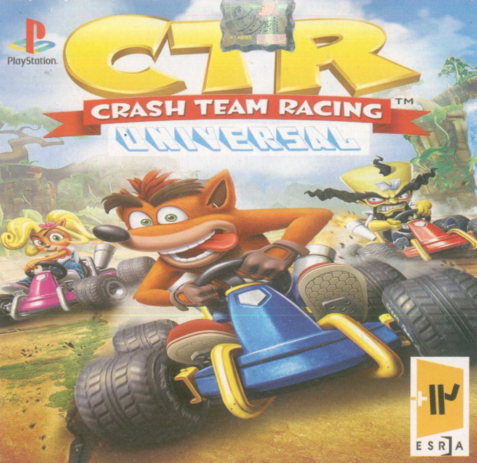 سی دی بازی کراش CRASH TIME RACING پلی استیشن 1