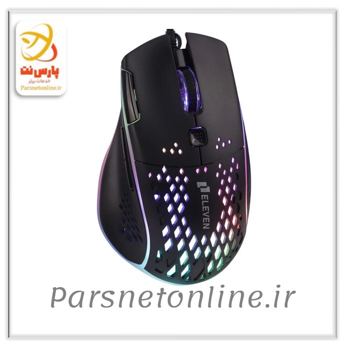 ماوس سیم دار گیمینگ Eleven ایلون مدل GM6