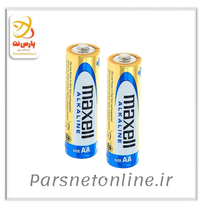باتری دوتایی قلمی Maxell Alkaline LR6 1.5V AA
