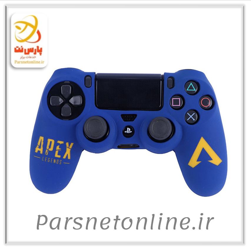 روکش دسته بازی PS4 طرح Apex Legends زمینه آبی زرد