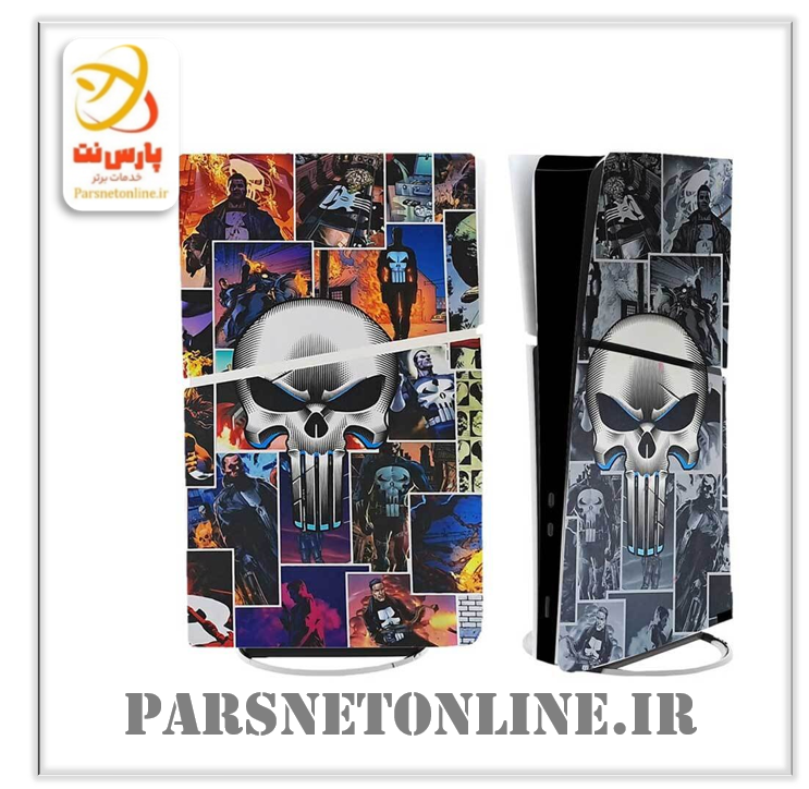 اسکین پلی استیشن 5 اسلیم دیجیتال گیم اور طرح Punisher