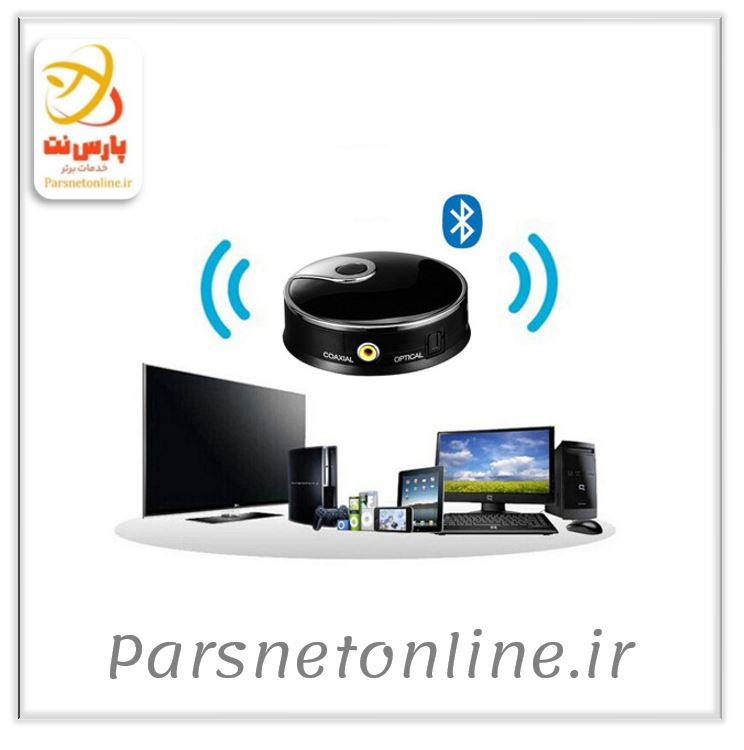 فرستنده و گیرنده بلوتوث صدا مدل TX12 PLUS