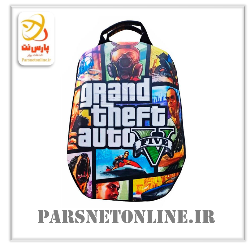 کیف کوله ای کنسول بازی Deadskull PS5 Slim طرح GTA V