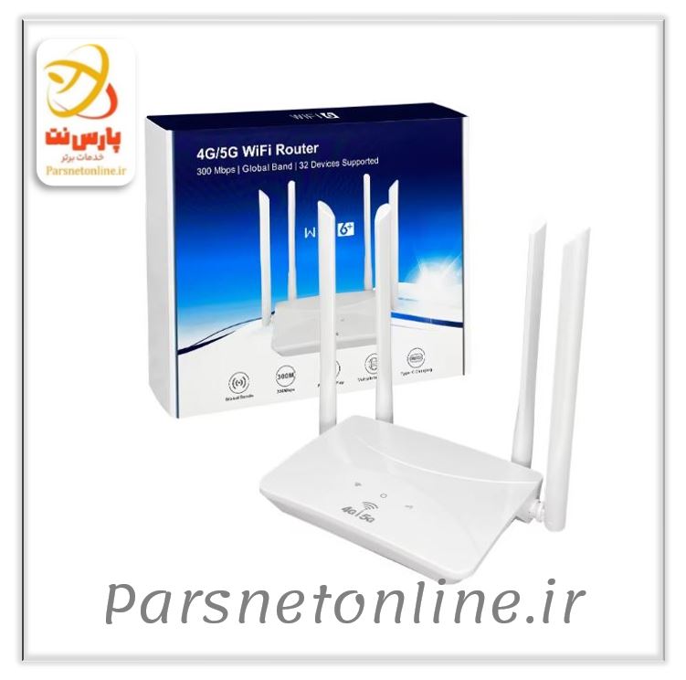 مودم روتر سیمکارتی برقی مدل CPF913-E  4G سفید