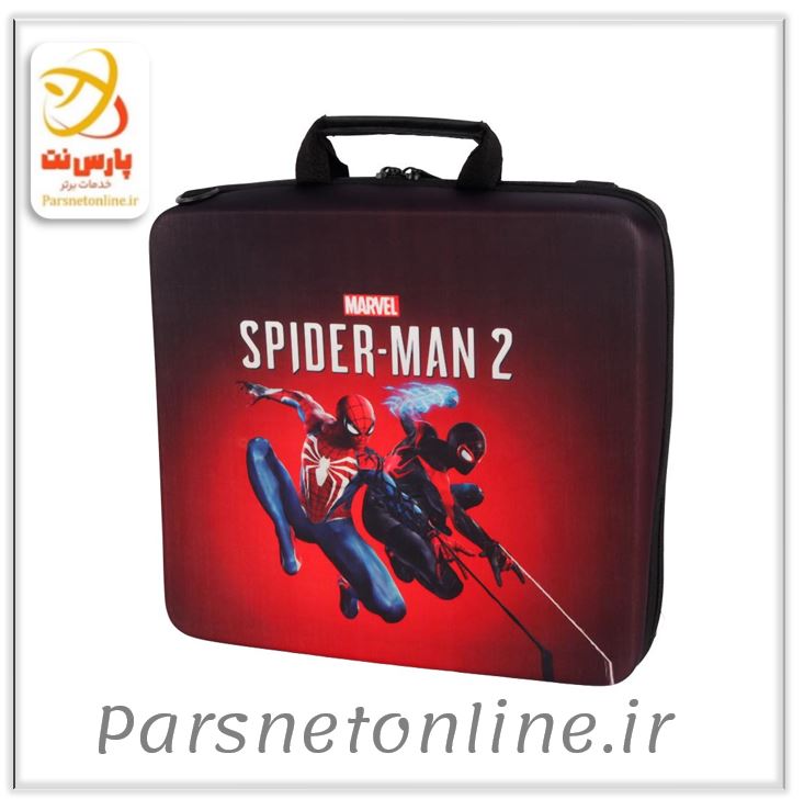 کیف کنسول بازی PS4 Slim/Fat طرح Spider-Man 2 کد B