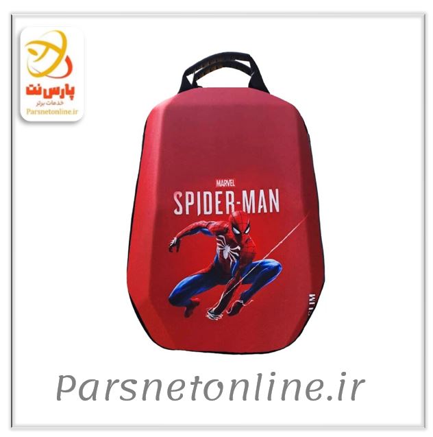 کیف کوله ای کنسول بازی PS5 Slim طرح Spider Man کد 2
