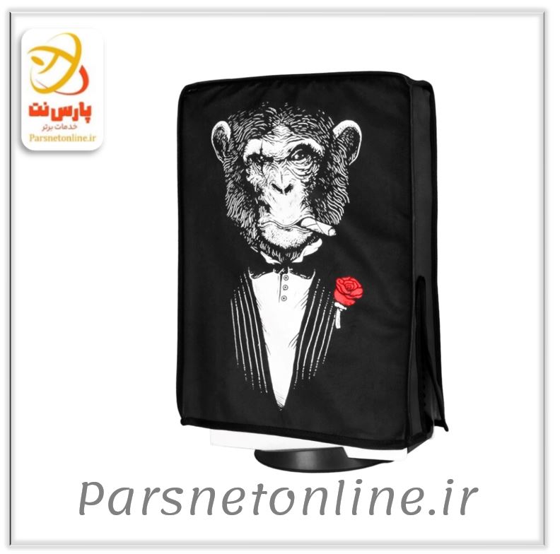 کاور پارچه ای کنسول PS5 FAT طرح Monkey Boss