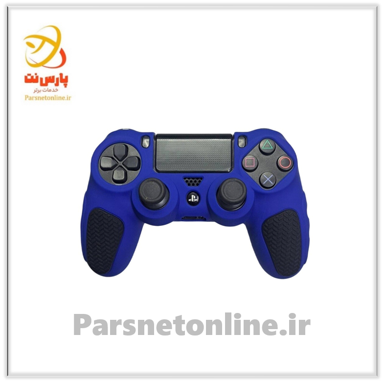 روکش دسته بازی PS4 استوپ دار زمینه آبی مشکی کد 2