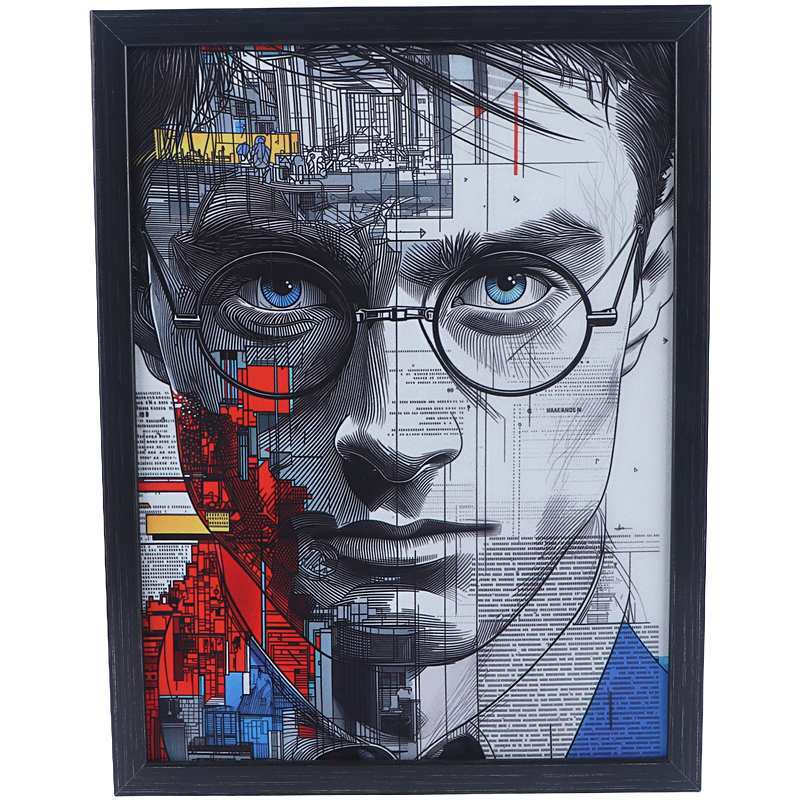 تابلو شاسی طرح Harry Potter سایز 30*40 سانتی متر