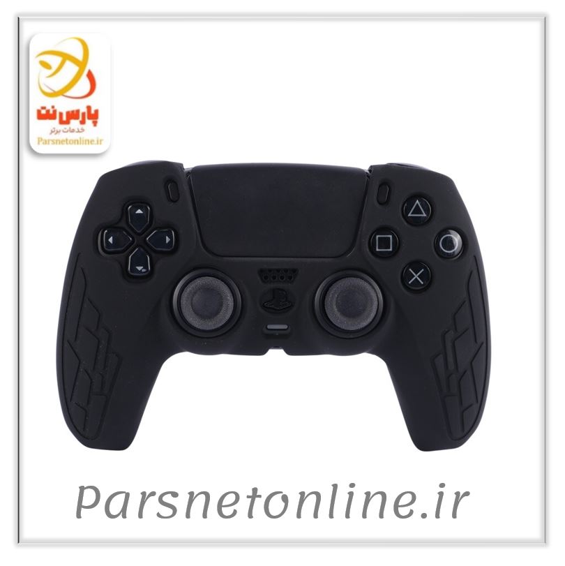 روکش دسته بازی PS5 طرح دار زمینه مشکی کد 1
