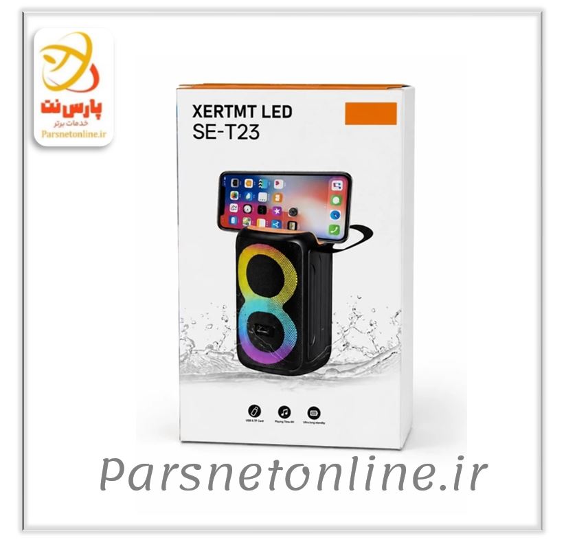 اسپیکر بلوتوثی XERTMT LED مدل SE-T23