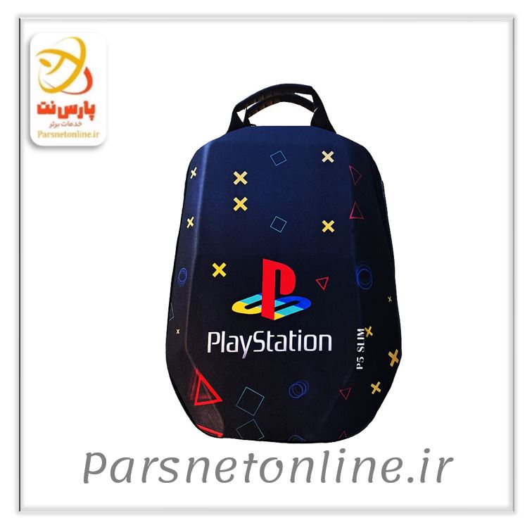 کیف کوله ای کنسول بازی PS5 Slim طرح PlayStation کد 2