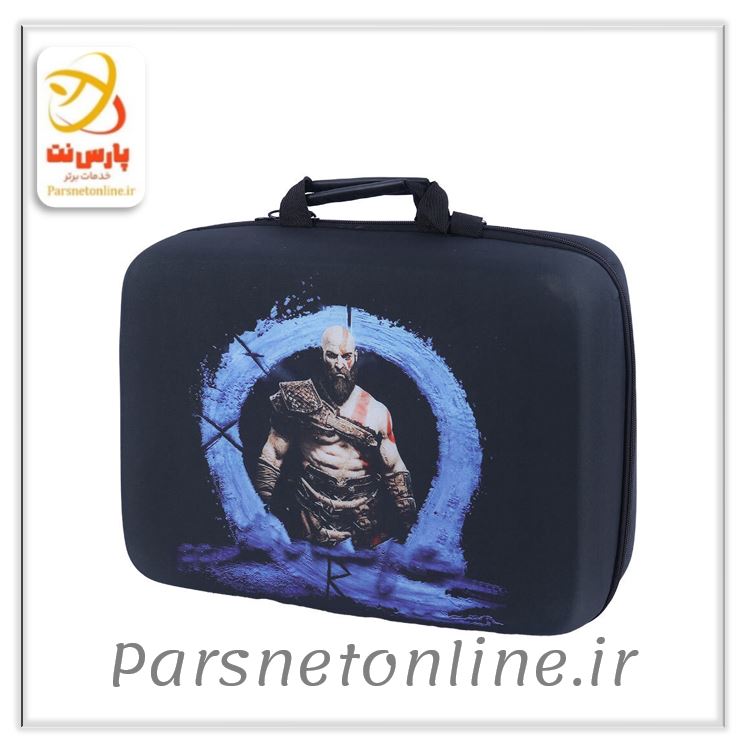 کیف کنسول بازی PS5 Slim طرح God of War کد B2