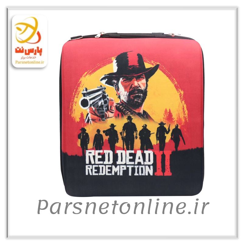 کیف کنسول بازی PS4 طرح Red Dead Redemption 2
