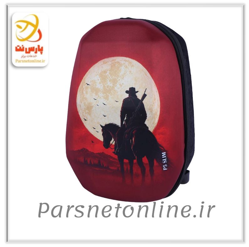 کیف کوله ای کنسول بازی PS5 Slim طرح Red Dead Redemption 2 کد 2
