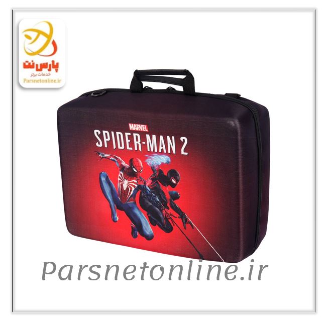 کیف کنسول بازی PS5 طرح Spider-Man 2
