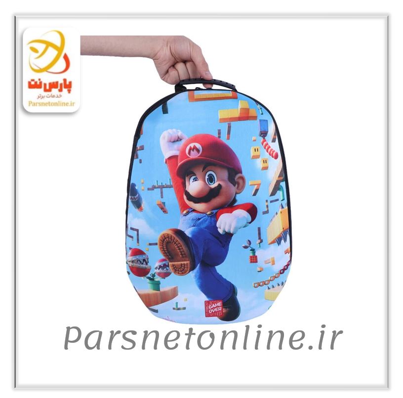 کیف کوله ای کنسول بازی PS5 Slim گیم اور طرح Super Mario کد 1