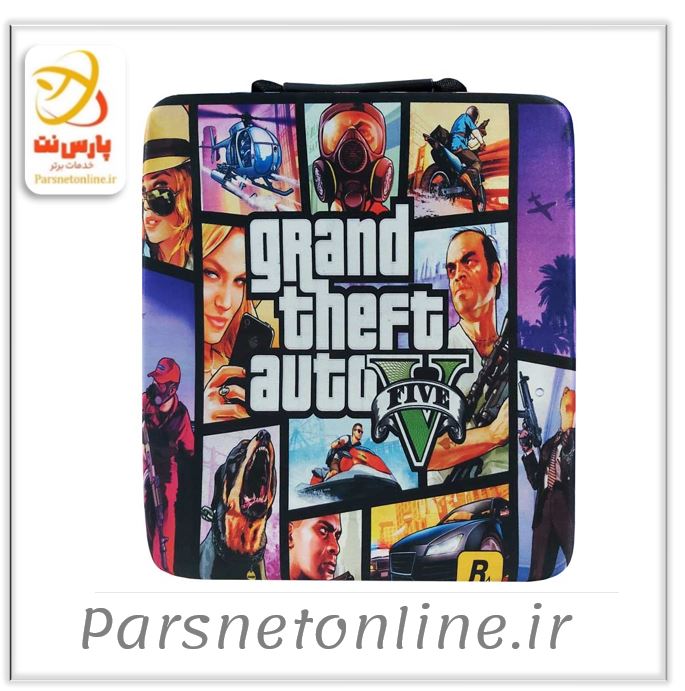 کیف کنسول بازی  PS4 Slim/Fat طرح GTA V کد 1