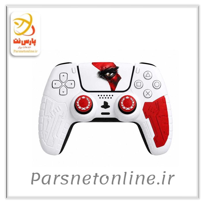 روکش دسته بازی آنالوگ دار PS5 دد اسکال SL01 طرح God of War