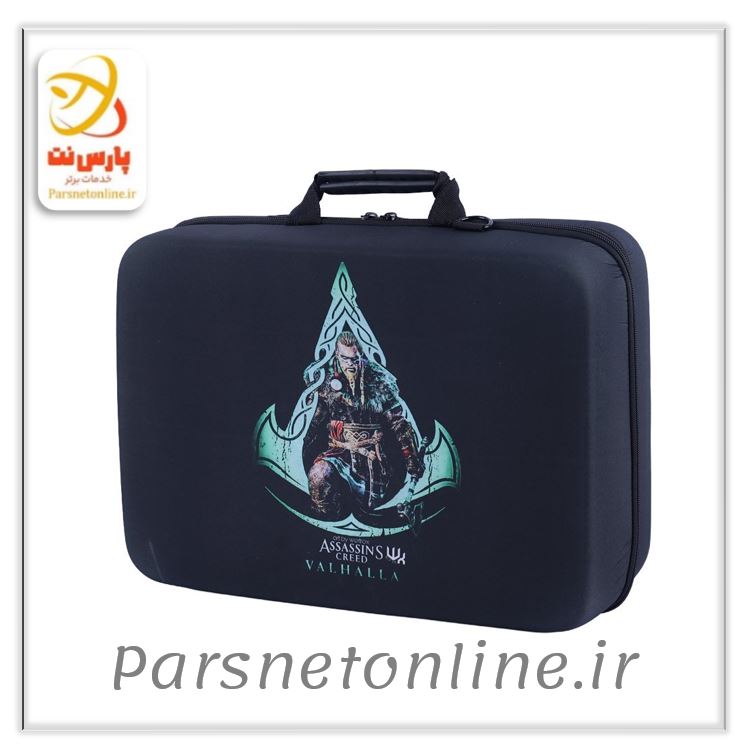کیف کنسول بازی PS5 Slim طرح Assassins Creed Valhalla کد 2